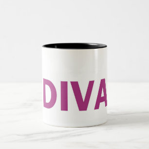 diva Two-Tone coffee mug
