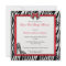 Diva Zebra Princess Girl Baby Shower Ethnic