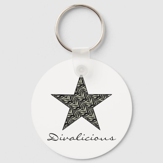Divalicious Collection Keychain (Front)