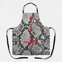 DIVAmalistic Snakeskin Print Apron