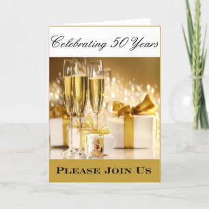 Diva's 50th Anniversary Party Invitation