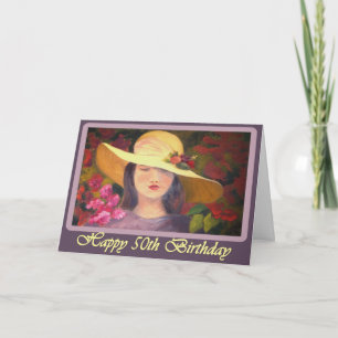 Diva's 50th Birthday Card for Women