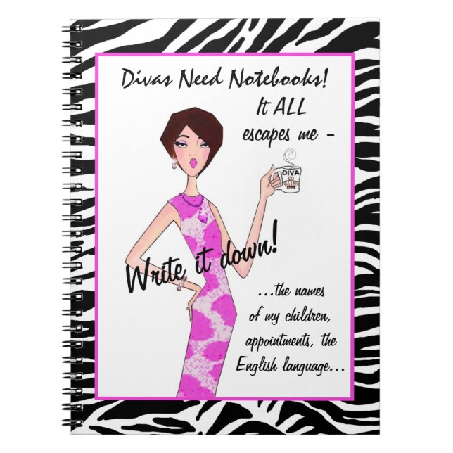 DIVAS A BESOIN DE CARNETS ! Tout Cela M'Échappe !  (Devant)