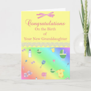 Diva's Congrats on Your New Granddaughter Card