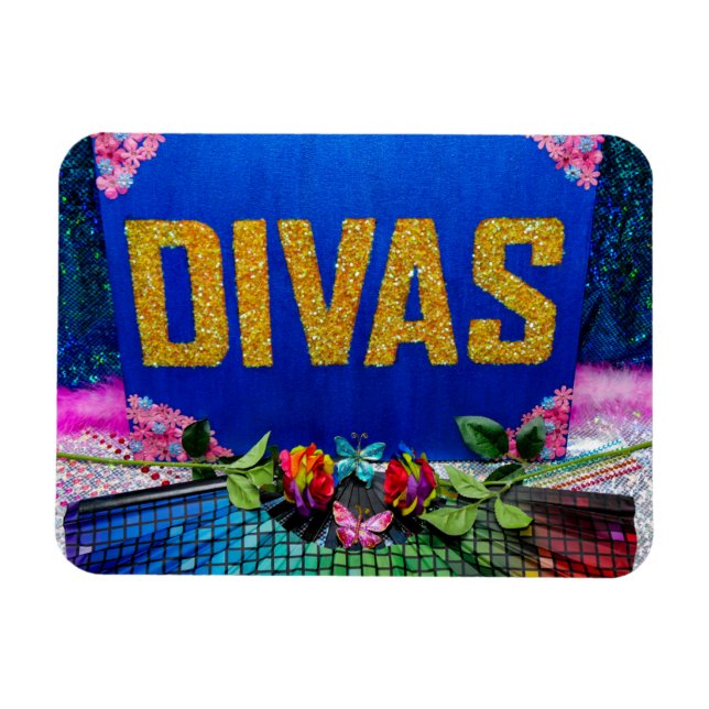 Divas LGBTQ+ Magnet (Horizontal)