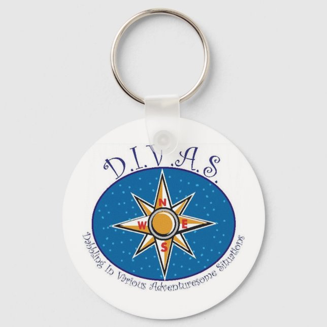 divas logo3 keychain (Front)