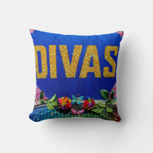Divas Throw Pillow
