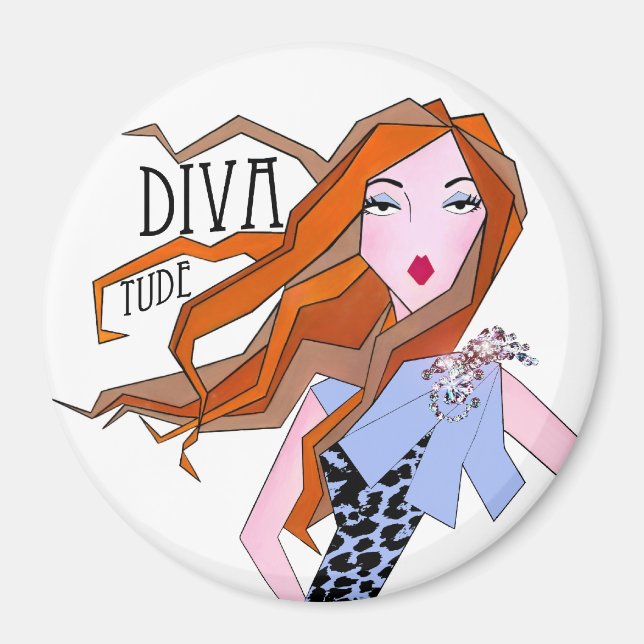DIVAtude Magnet (Front)