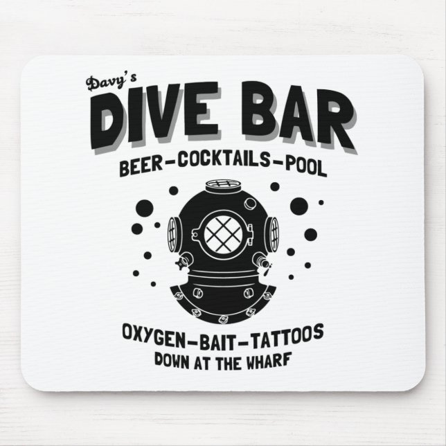 Dive Bar Mouse Pad (Front)
