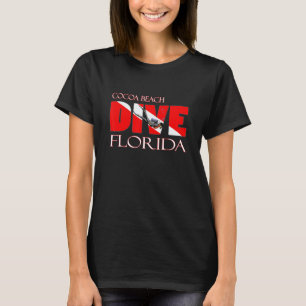 Dive Cocoa Beach Florida Scuba Diving Snorkelling T-Shirt