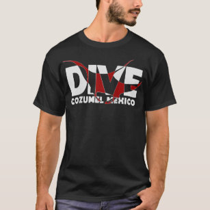 DIVE Cozumel Mexico SCUBA DIVING Diver Manta Ray R T-Shirt