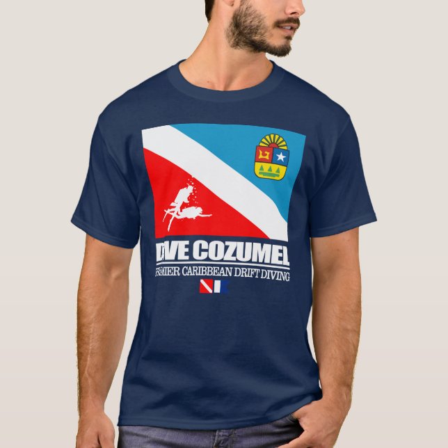 Dive Cozumel (sq) T-Shirt (Front)