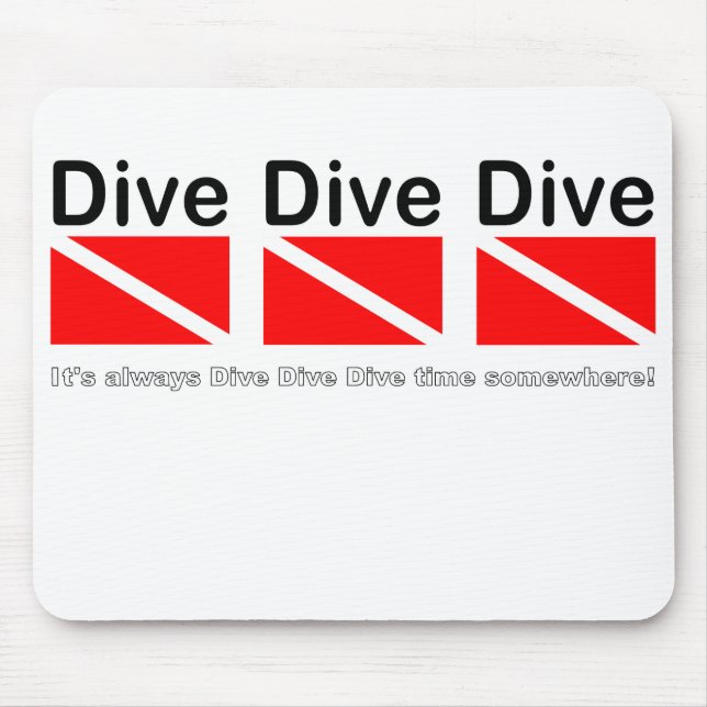 DIVE DIVE DIVE - Mouse Pad (Front)