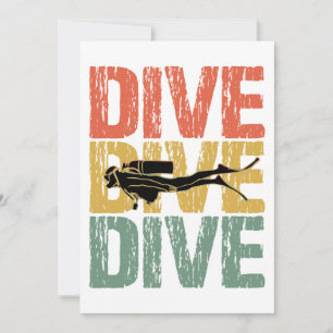 Dive Dive Dive - Scuba Diver Underwater Diving