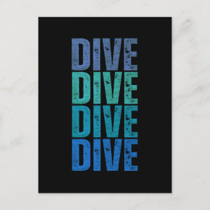 DIVE DIVE POSTCARD