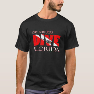 Dive Dry Tortugas Florida Scuba Diving Snorkelling T-Shirt
