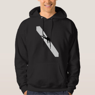 Dive Flag Diver Scuba Diving Gift Classic Red Whit Hoodie