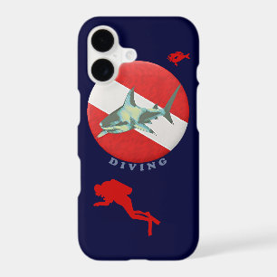 dive flag shark