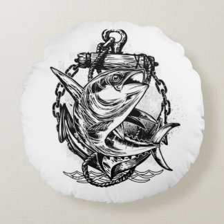 DIVE IN SEA ROUND PILLOW