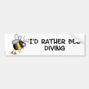 dive instructor bumper sticker