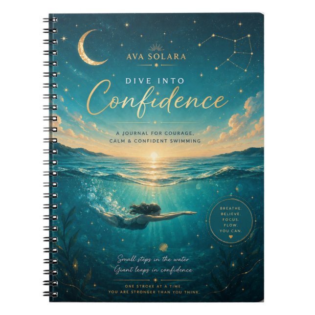 Dive Into Confidence: An Affirmation Journal (Front)