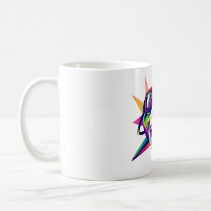Dive into Courage - Shark Diver Goggles Tee Coffee Mug