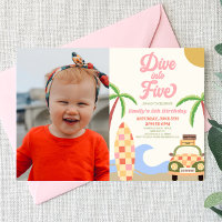 Dive Into Five Surf Picture 5th Birthday Party