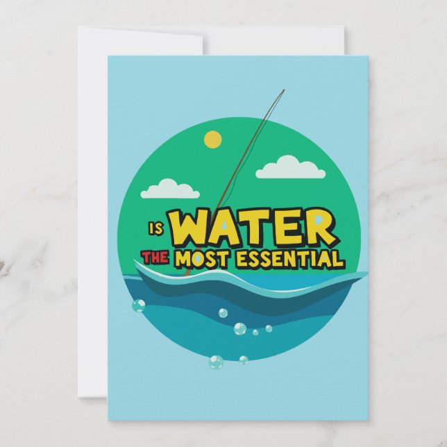 Dive into Our Big Day Invitation (Front)