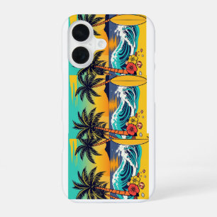 Dive into summer with vibrant beach vibes! iPhone 16 case