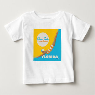 Dive Into Sunshine   Florida Baby T-Shirt