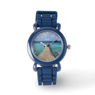 Dive into the Blue (w/out your initials) Watch