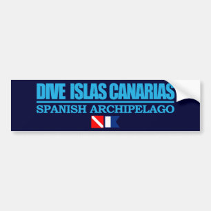 Dive Islas Canarias Bumper Sticker