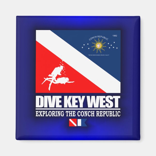 Dive Key West Magnet (Front)