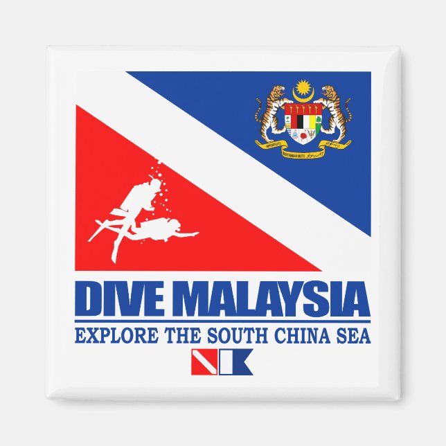 Dive Malaysia Magnet (Front)