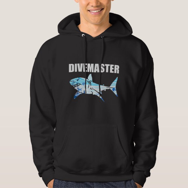 Dive Master White Skin Diver Hoodie (Front)