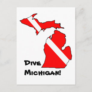 Dive Michigan Postcard