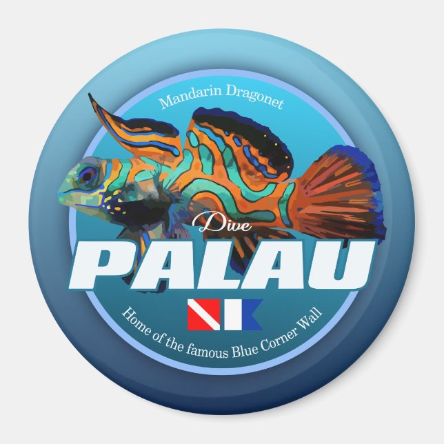 Dive Palau (DD2) Magnet (Front)