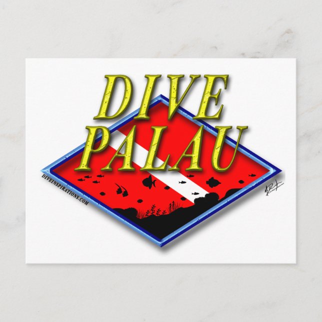 Dive Palau Postcard (Front)