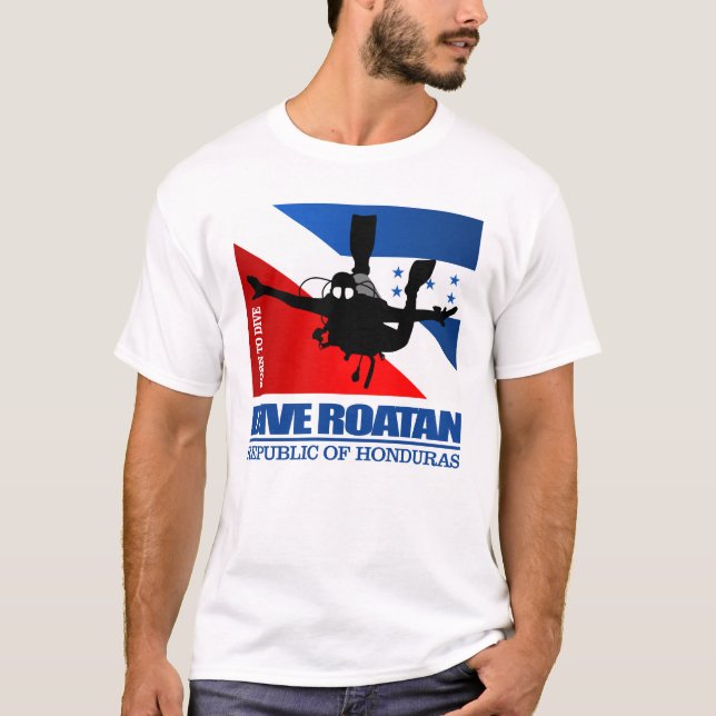 Dive Roatan DF2 T-Shirt (Front)