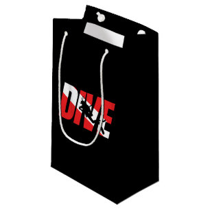 Dive, Scuba Diver Gift Diver Down Flag Diving Small Gift Bag