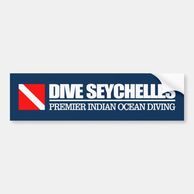Dive Seychelles (sq) Bumper Sticker (Front)