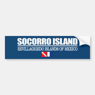 Dive Socorro Island (sq) Bumper Sticker
