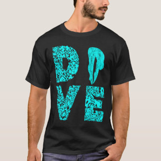 Dive Springboard Platform Diver Diving Board Aquat T-Shirt