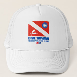 Dive Taiwan (sq) Trucker Hat