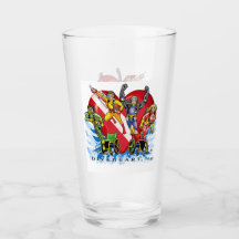 Diveheart Superheroes Pint Glass