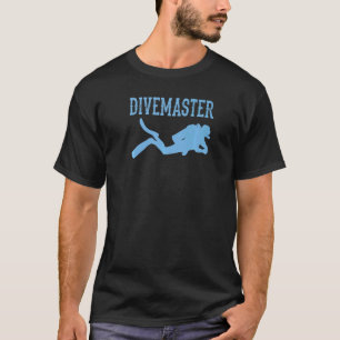 Divemaster Scuba Diving Instructor Dive Flag Style T-Shirt
