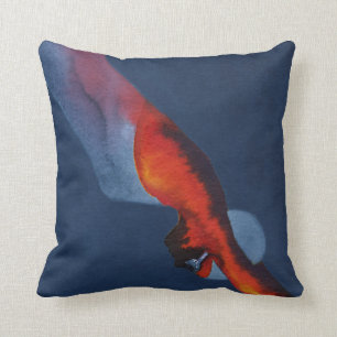 Diver 2 throw pillow