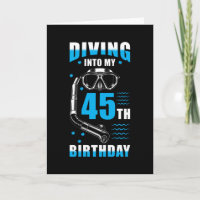 Diver 45th Birthday Gift