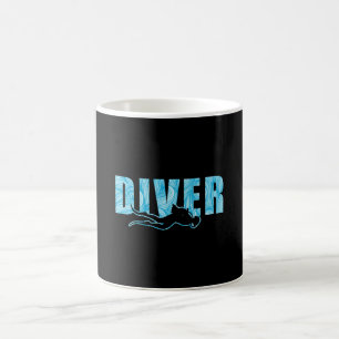 Diver Dive Diving Scuba Diving Funny Sea Gift Idea Coffee Mug