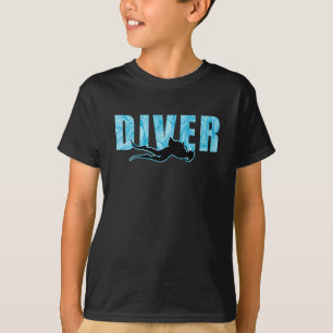 Diver Dive Diving Scuba Diving Funny Sea Gift Idea T-Shirt